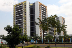 Novos edifcios do complexo residencial do Zango 